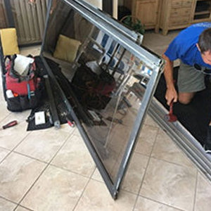 sliding glass door frame repair Pollock Pines